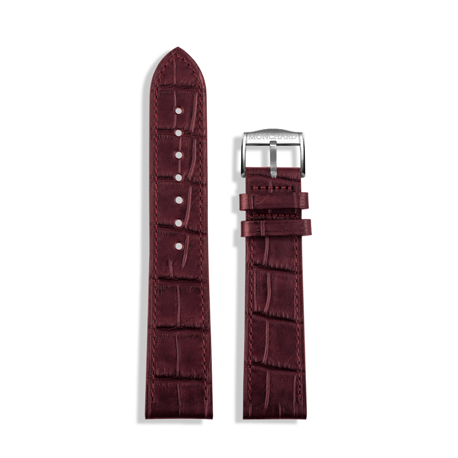 Croco Burgundy (18mm)