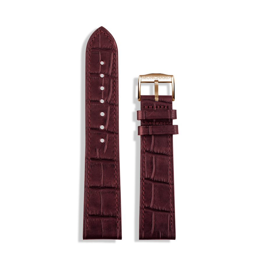 Croco Burgundy (18mm)