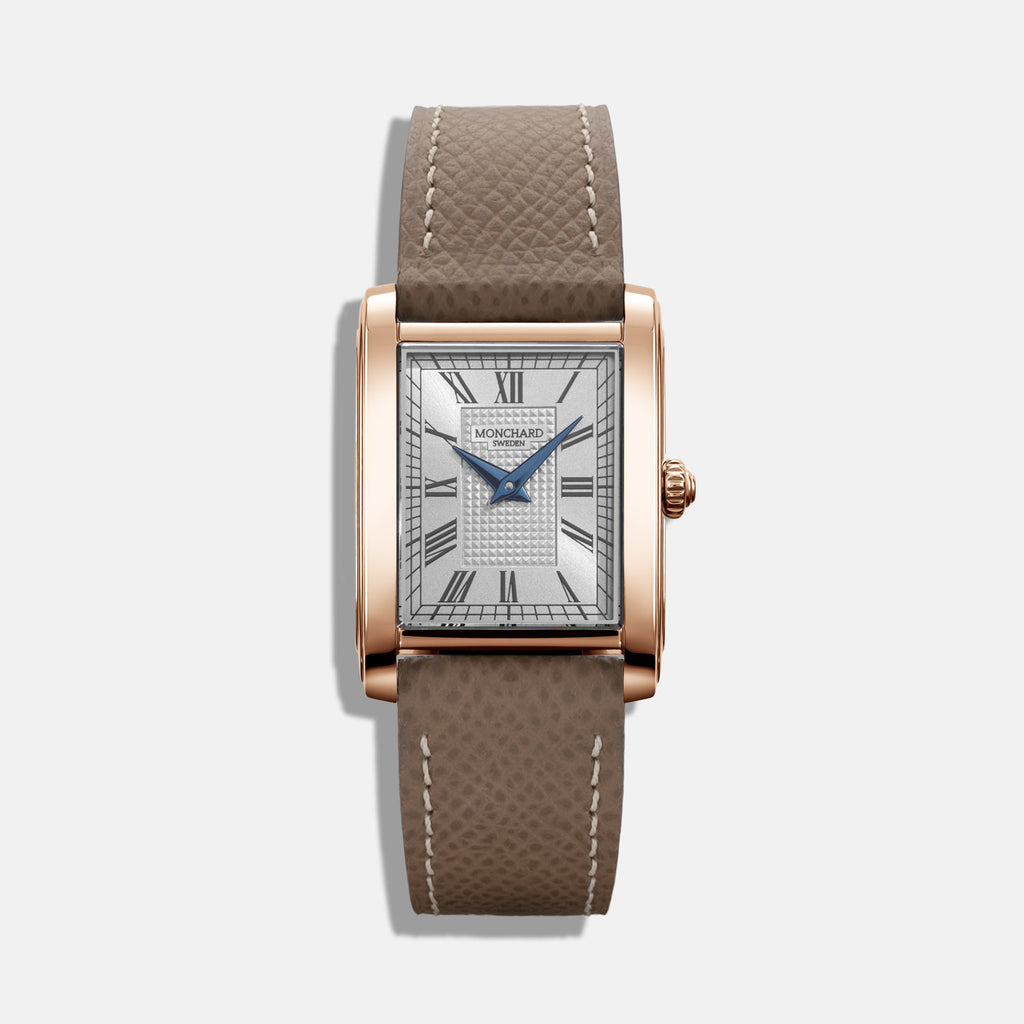 Classic White on Strap - Gold