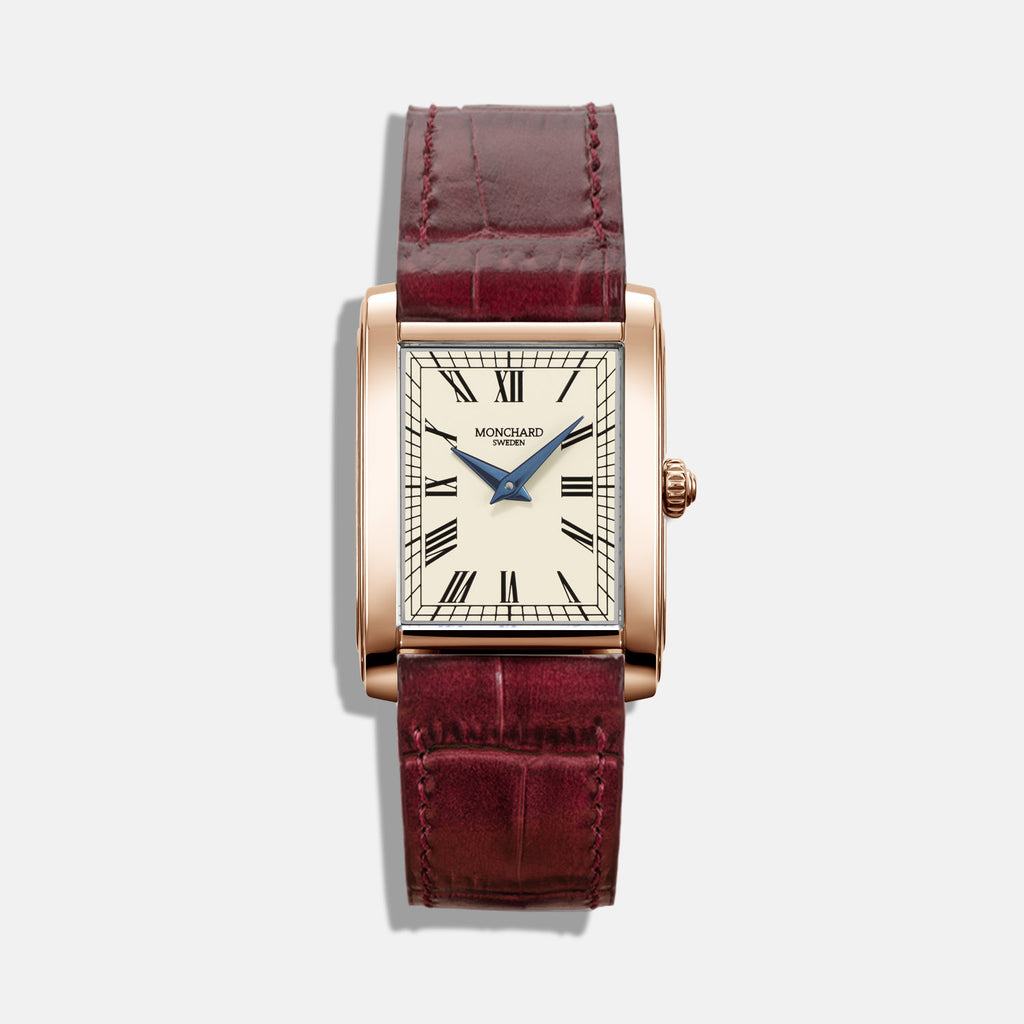 Vintage White on Strap - Gold