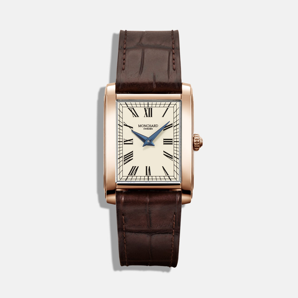 Vintage White on Strap - Gold