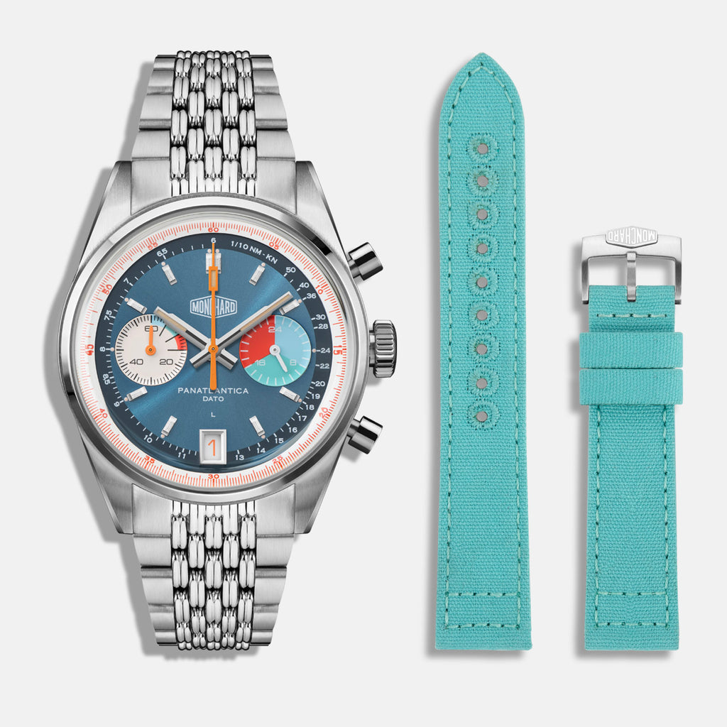 Regatta Blue on Beads of rice